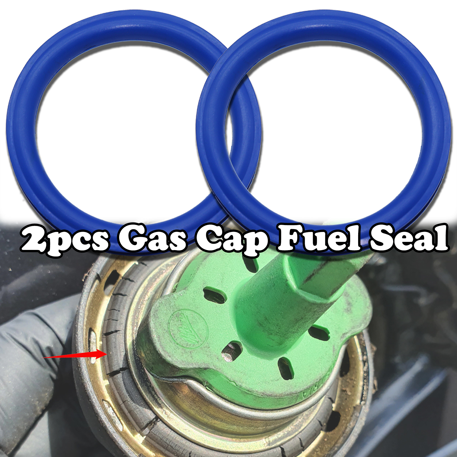 Tank O-Ring Seal - 2pcs Gas Cap Fuel Seal Tank