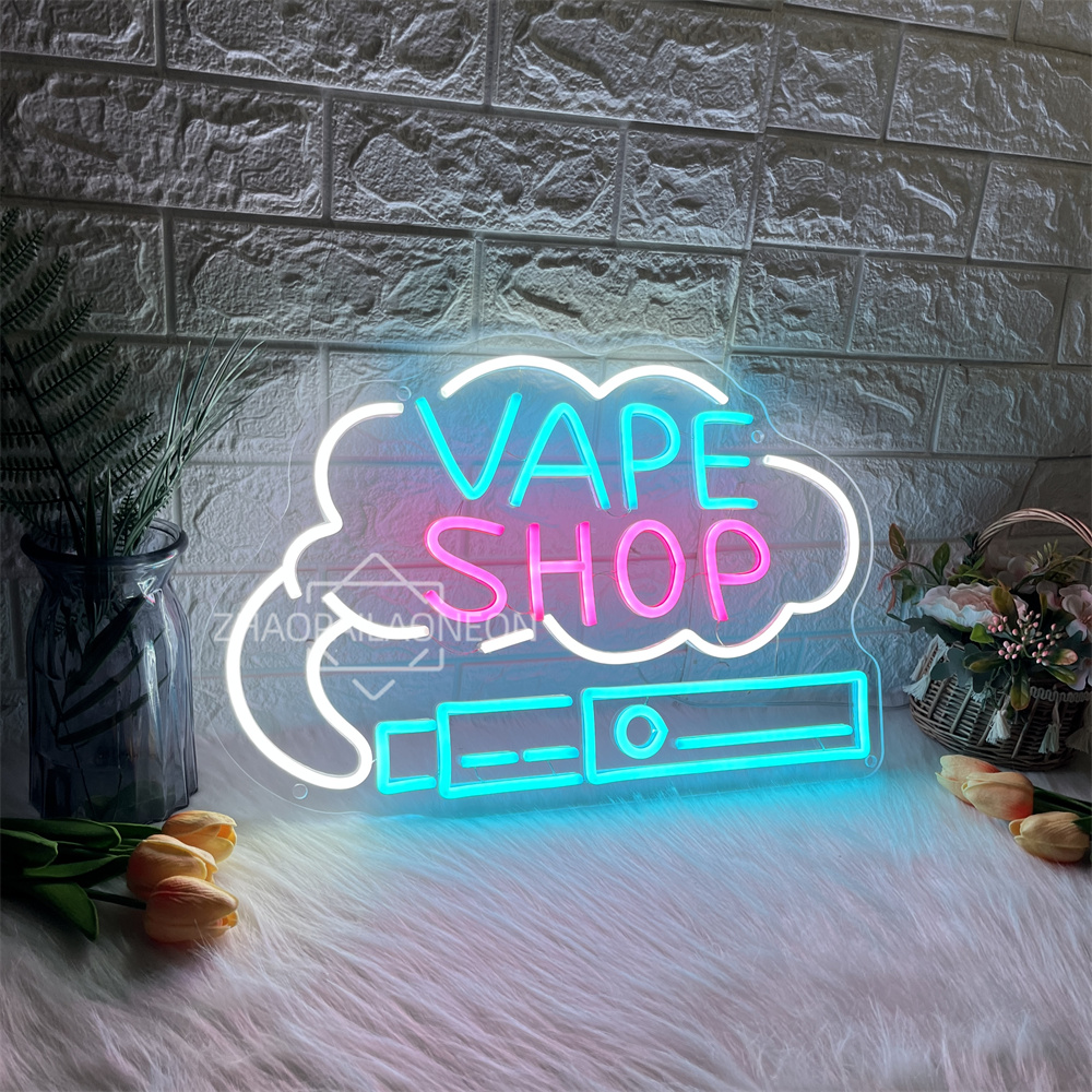 VAPE SHOP Led Neon Sign Wall R - Vaping Shop ulasan dan harga