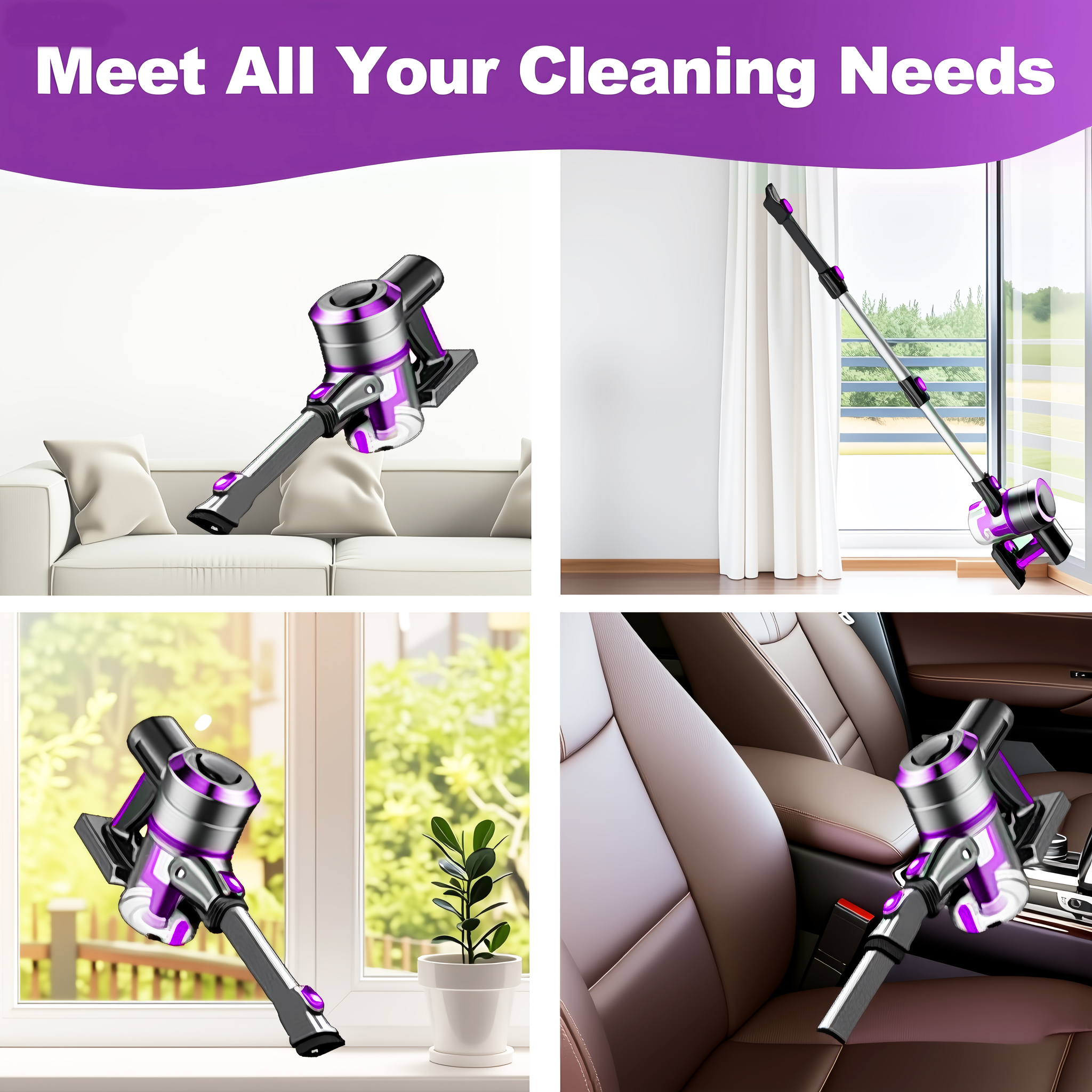 40Kpa Vacuum Cleaner for Home  - Battery Case Storage ulasan dan harga