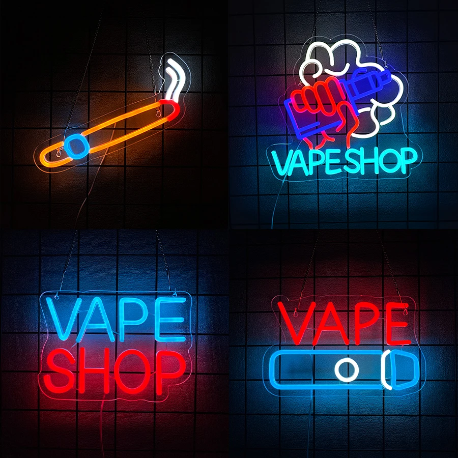 Light Up Sign For Smoke Store, - Vaping Shop ulasan dan harga
