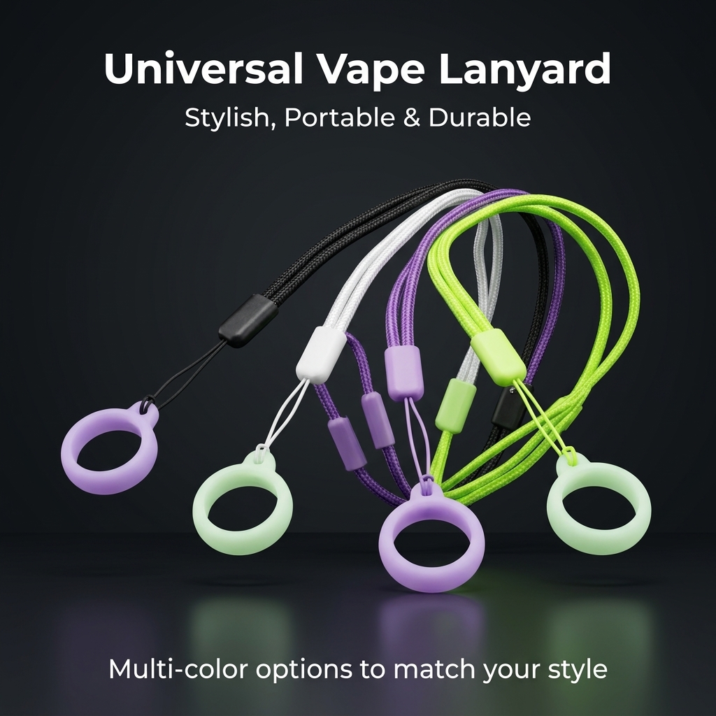 Multi-Color E-cigarette Lanyar - Vape Band Silicone ulasan dan harga
