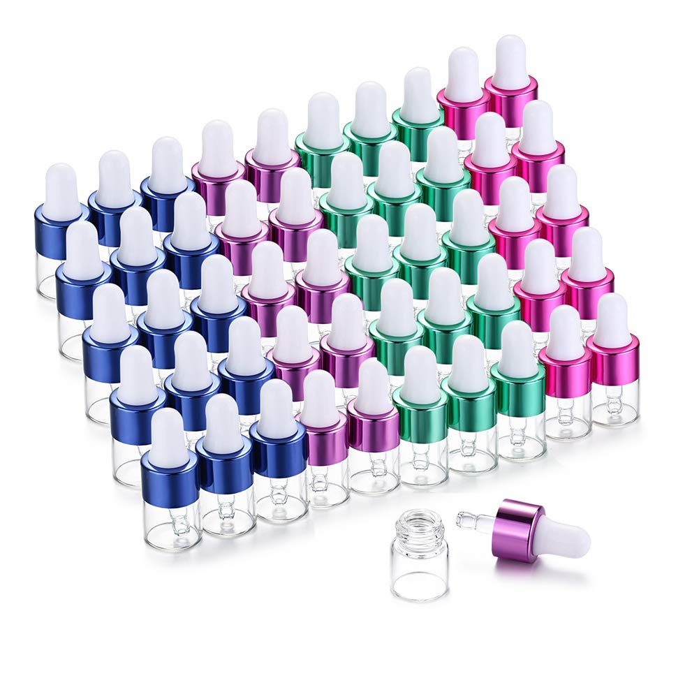 5Pcs 1ml/2ml/3ml/5ml Empty Gla - Juice Bottle Dropper ulasan dan harga