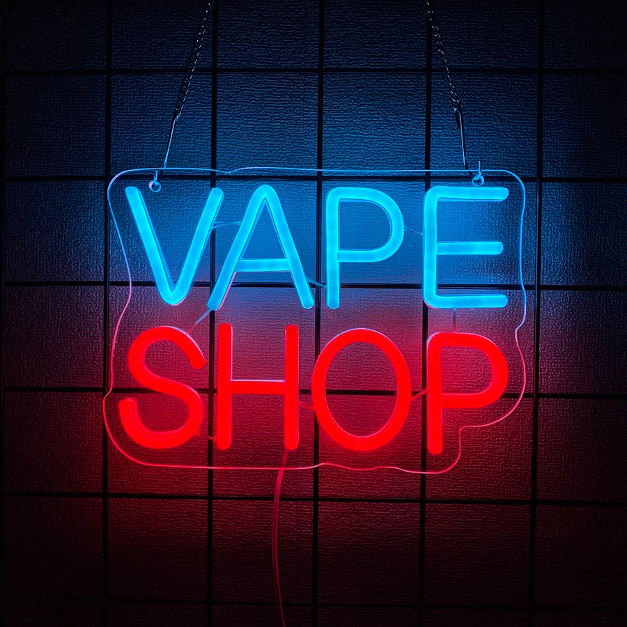 Vape Shop Neon Sign For Wall D - Vaping Shop ulasan dan harga
