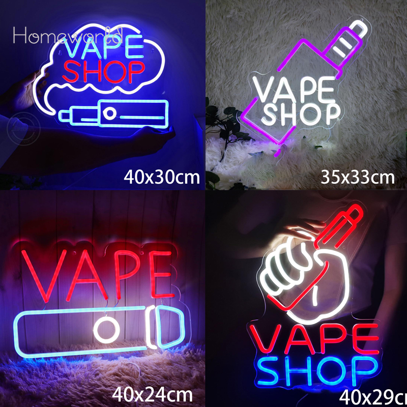 VAPE Shop Neon Sign for Smoke  - Vaping Store ulasan dan harga