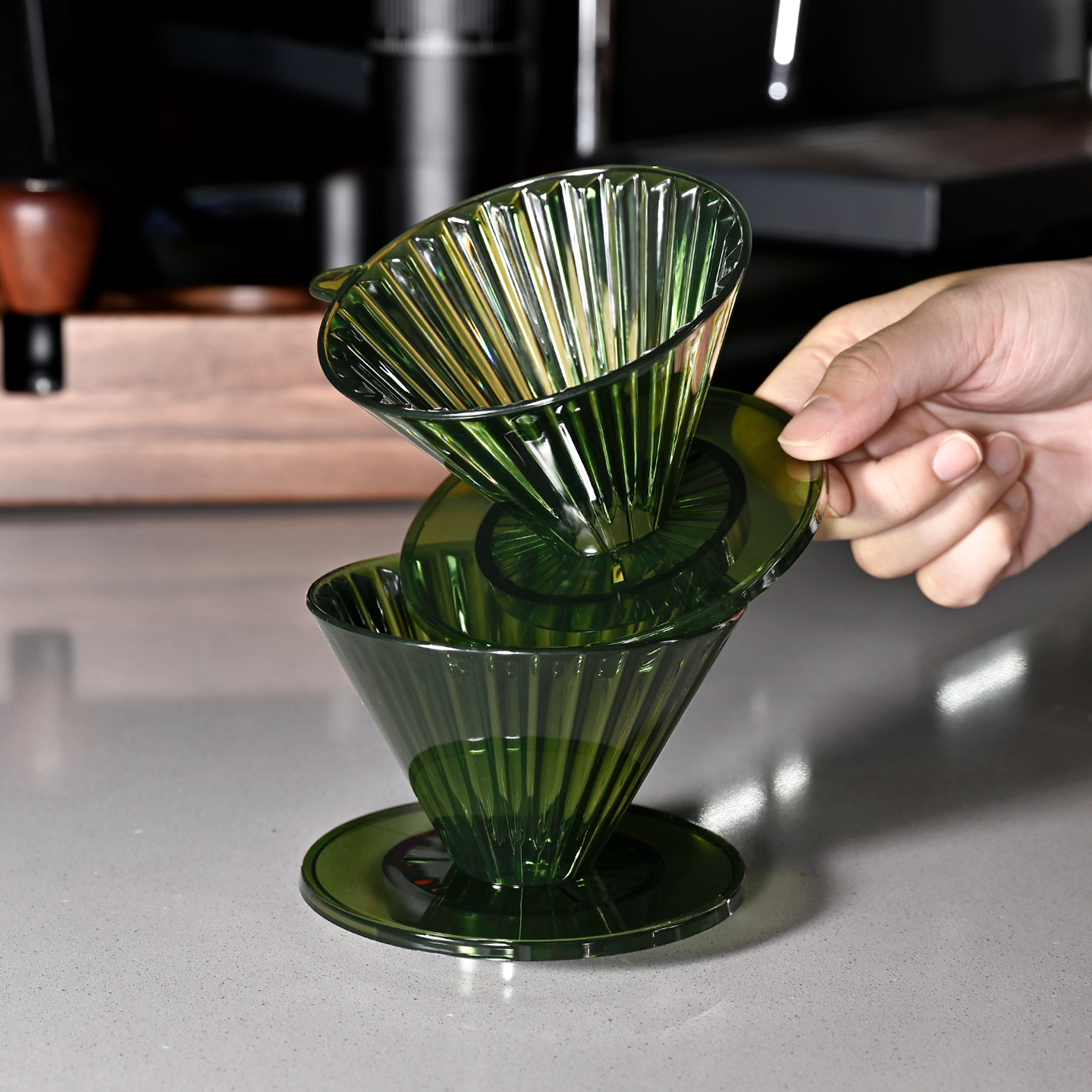 Reusable Coffee Dripper Resin  - Drip Tip Resin ulasan dan harga