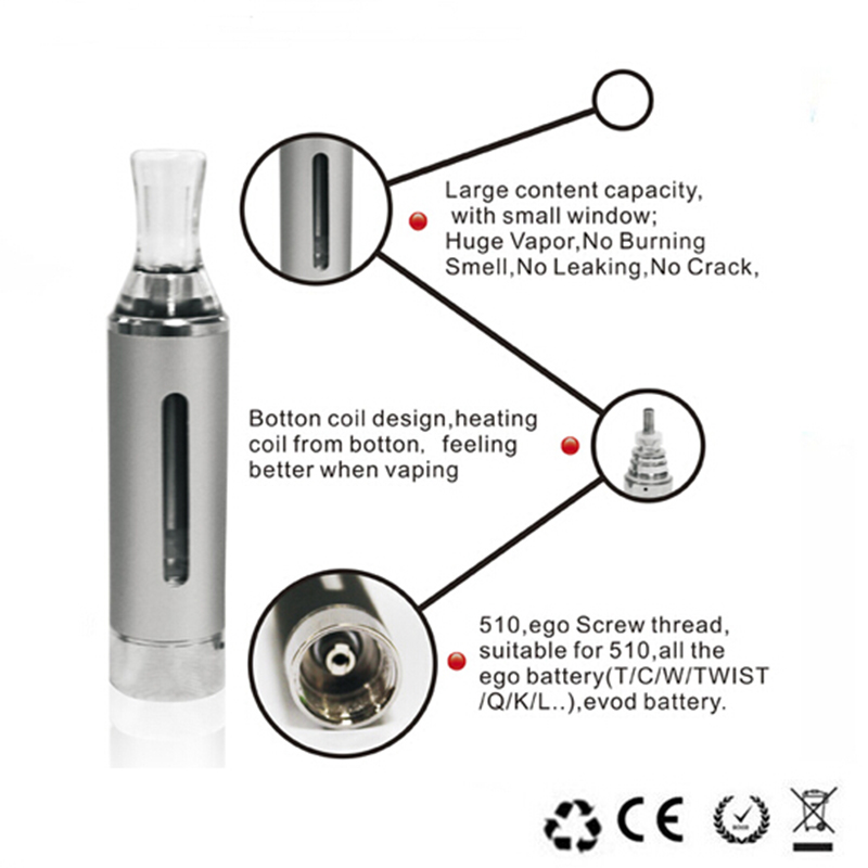 5pcs MT3 2.4ml Atomizer Clearo - Vape Coil Replacement ulasan dan harga