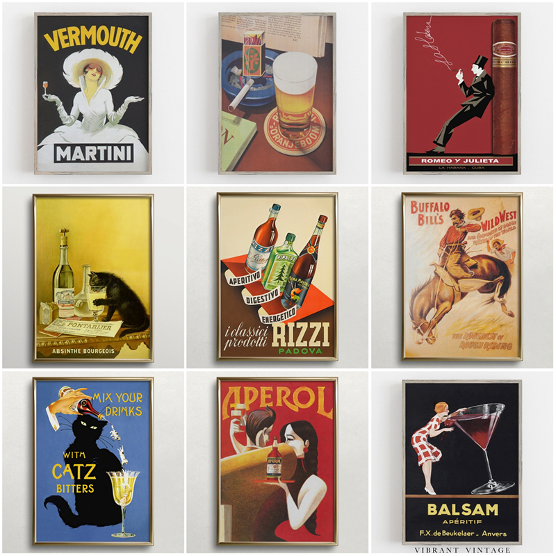 Vintage Beer and Cigarette Rod - Vape Decoration ulasan dan harga