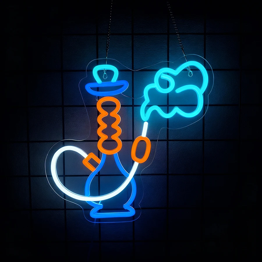 Hookah Neon Sign for Shisha Ba - Vaping Shop ulasan dan harga