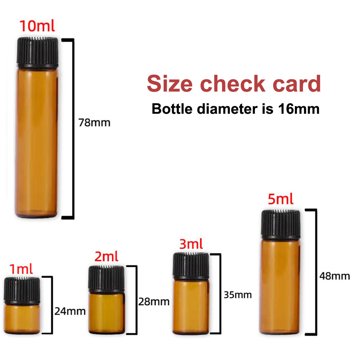 10X  100x 1/2/3/5/10ML Mini Am - Juice Bottle Dropper ulasan dan harga